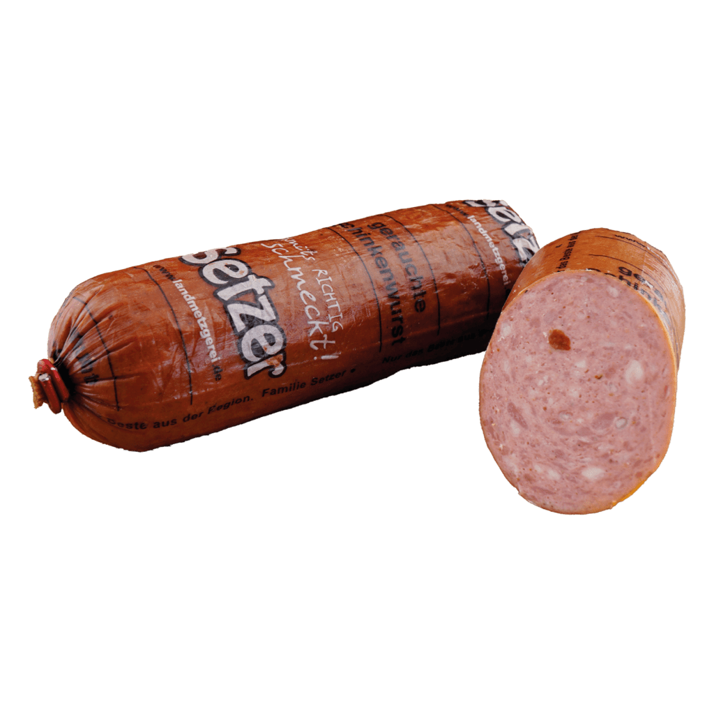 Schinkenwurst geraucht