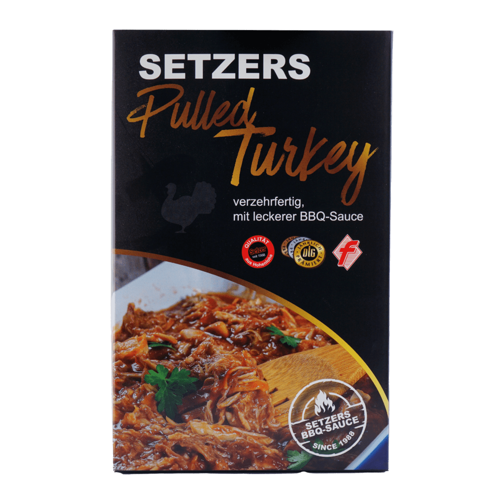 Pulled Turkey mit BBQ-Sauce