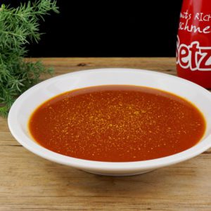 Currysauce Serviervorschlag
