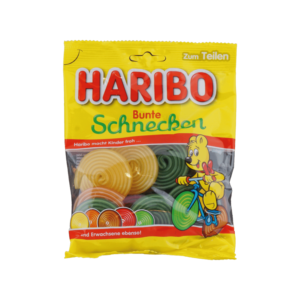 Haribo bunte Schnecken